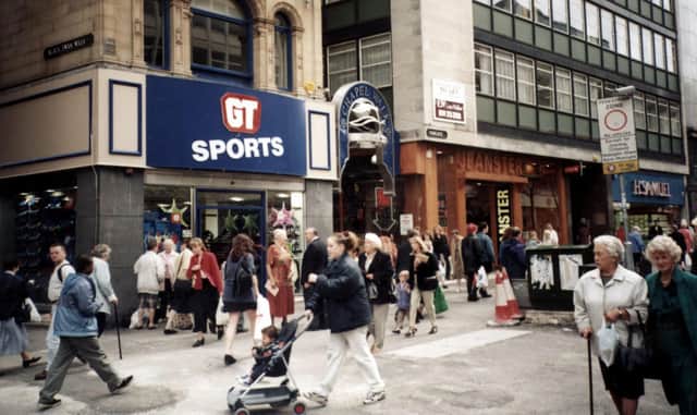 GT Sports, Jeanster and H Samuel, Fargate, 1997