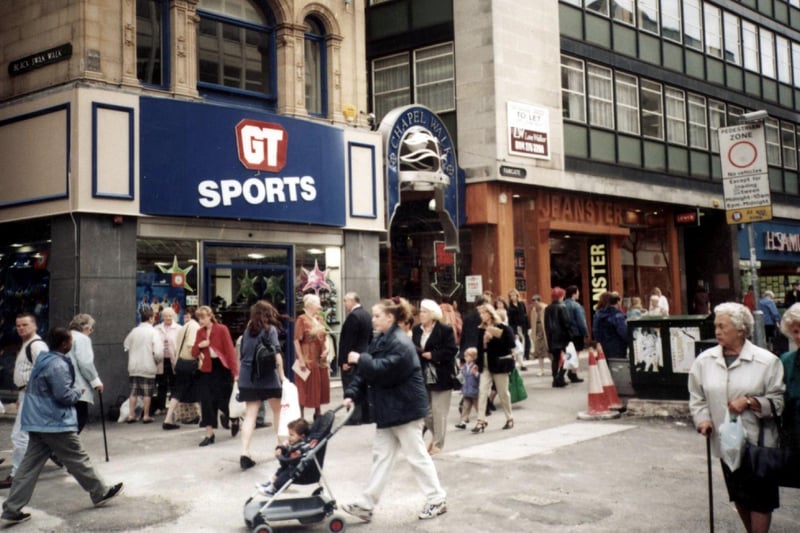GT Sports, Jeanster and H Samuel, Fargate, 1997