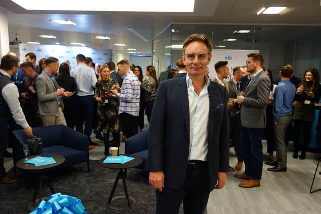 Christian Nellemann at the relaunch of the XLN Sheffield office in 2019.