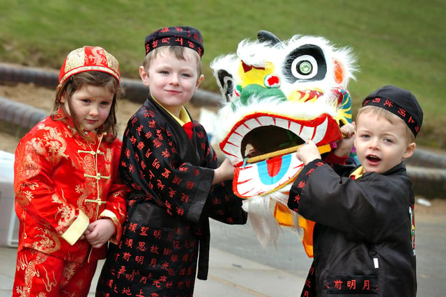 Celebrating the Chinese New Year at Seaham Harbour Nursery. Do you know the youngsters enjoying the occasion in 2011?
