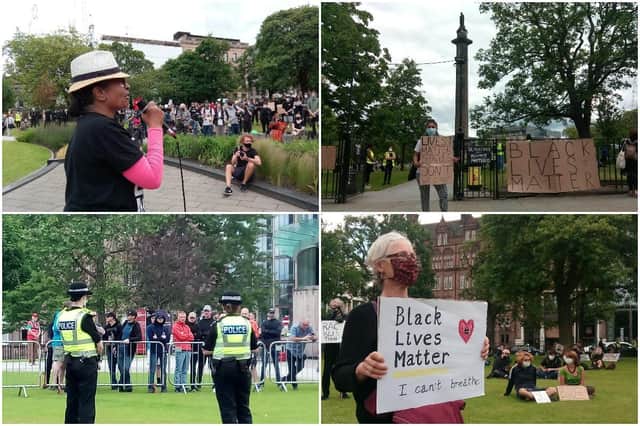 Edinburgh's Black Lives Matter protest.