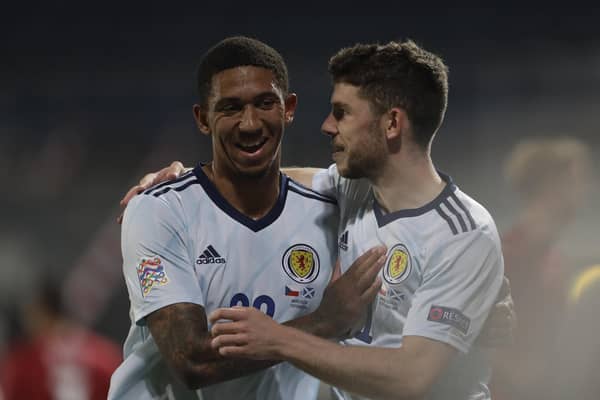 Sheffield Wednesday's Liam Palmer got an assist for Scotland last night. (AP Photo/Petr David Josek)