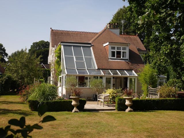 This four bedroom house in Queen's Road, Waterlooville is on the market for £1.195m. It is listed by Fine and Country