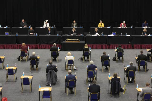 Sheffield City Council meeting May 2021 held at Ponds Forge. Picture: Chris Etchells