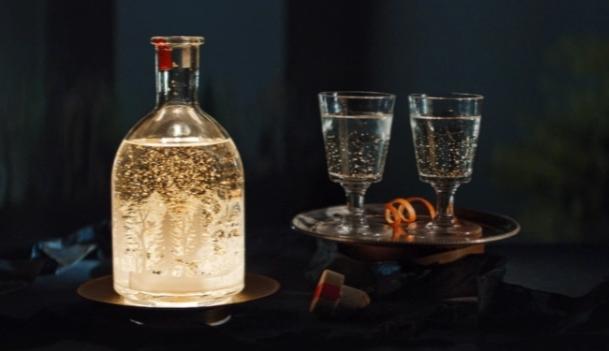 M&S has decided to drop a new advert every week until the new year, featuring the voices of famous actors as they show the range of luxurious food on offer this Christmas. The first advert featured Olivia Coleman telling viewers about the glittery gin and smoked salmon which can be bought this festive period (Photo: M&S)