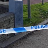 A body was found in Bolehills Park, Croookes. Police attended. File picture shows police tape