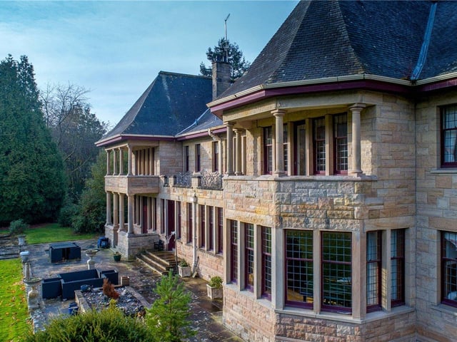 Rear of house with terrace.