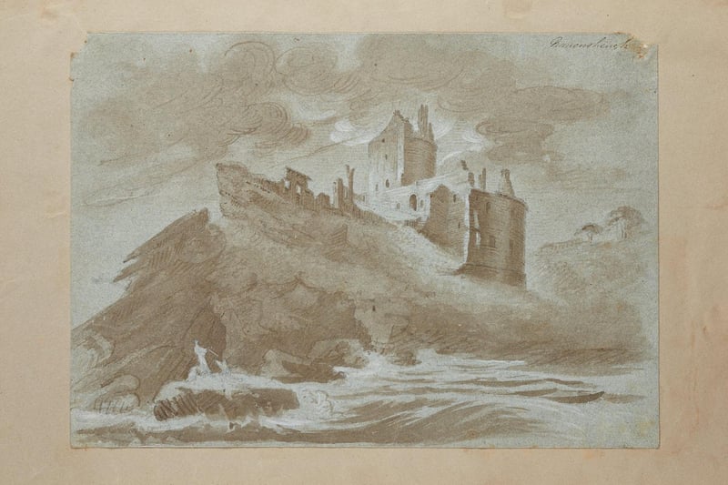 Ravensheugh Castle [Ravenscraig Castle] - In his Lay of the Last Minstrel, Sir Walter Scott refers to the Castle as ‘Ravensheuch’ and sets his ballad ‘Rosabelle’ at the castle