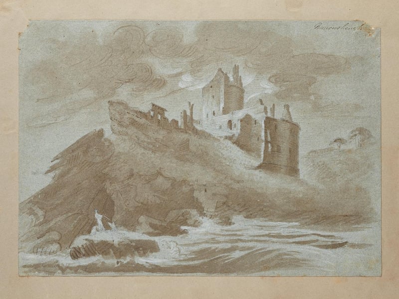 Ravensheugh Castle [Ravenscraig Castle] - In his Lay of the Last Minstrel, Sir Walter Scott refers to the Castle as ‘Ravensheuch’ and sets his ballad ‘Rosabelle’ at the castle