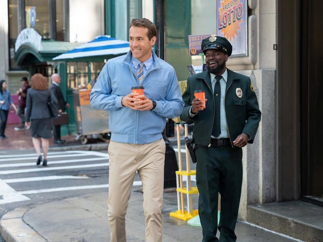 Funny guy - and chairman of Wrexham FC - Ryan Reynolds secured a top 10 box office hit with 'Free Guy', which brought in close to £17 million.