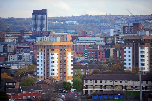 We can announce the mountain top streets which are the highest residential streets in Sheffield. Picture shows a view of Sheffield, taken from Blake Street, Walkley.  Picture: Marie Caley