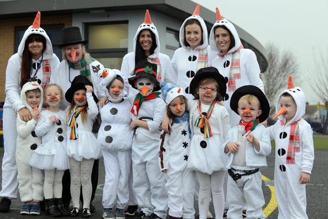 What could be more seasonal than this festive scene from last year with Horsley Hill Childrens Centre children and staff pictured among the people having fun.