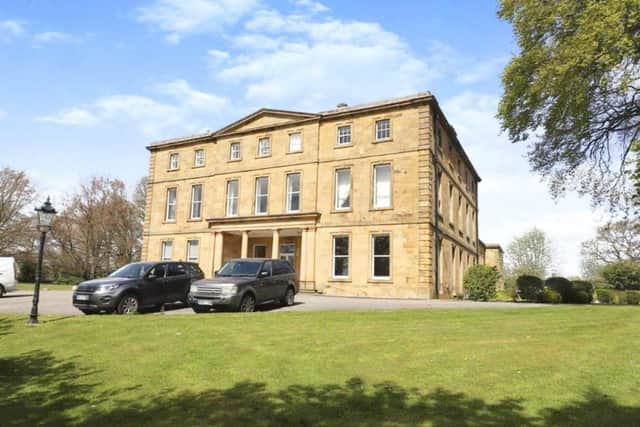 A rare opportunity has arisen to purchase this stunning ground floor two bedroom apartment located within the spectacular gated grounds of Norton Hall, says the brochure.