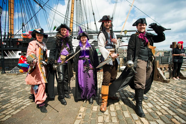 Fantastic costumes were on show during a Pirate Weekend hosted by the museum back in 2011. Picture by Chris Armstrong.