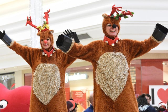 There was plenty of entertainment on hand at Sunderland's Reindeer Dash.