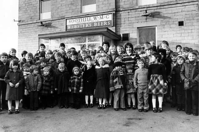 The children's trip to see Dick Whittington in Barnsley, January 1980.