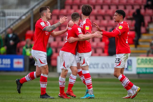 Crewe Alexandra are looking to dent Sheffield Wednesday's promotion hopes. (Photo by Sam Fielding / PRiME Media Images)