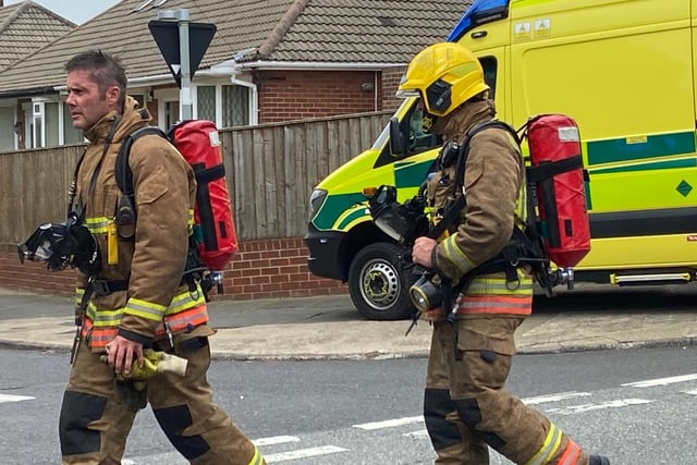 Six appliances and two command units from Tyne & Wear Fire and Rescue Service were sent to the blaze.