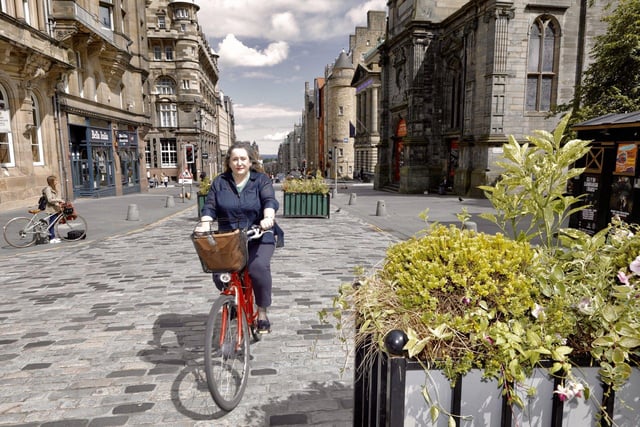 Transport and environment convener, councillor Lesley Macinnes has pushed to make the city's streets safer for pedestrians, cyclists and wheelchair users.