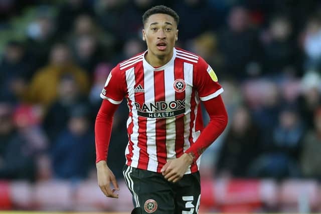Daniel Jebbison hopes to force his way into the Sheffield United team which faces Nottingham Forest on Friday: Simon Bellis / Sportimage