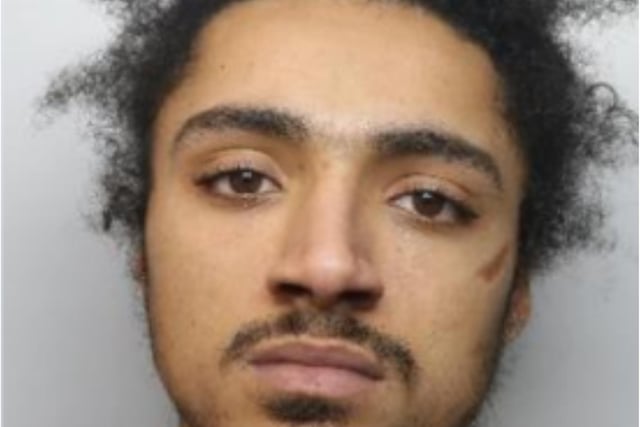 Lewis O’Brien, aged 24 and also known as Lewis Grant, is wanted over two assaults in Sheffield in February and December 2019. He has a scar on his left cheek