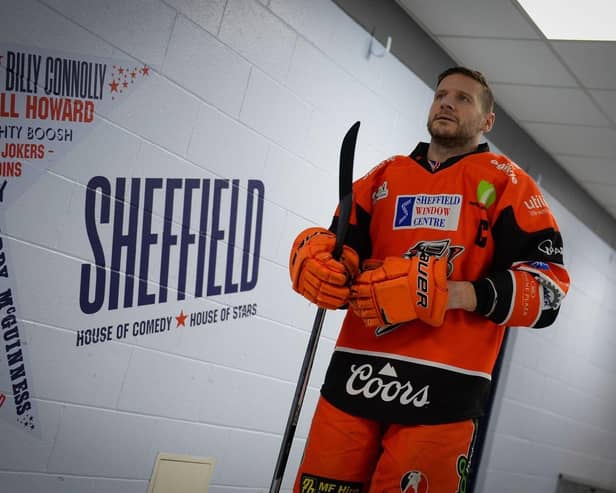 Jonathan Phillips is closing in on 1,000 appearances for Sheffield Steelers