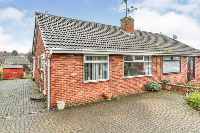 This two bed bungalow on Broad Inge Crescent, Burncross, is for sale at £130,00. It will be sold by auction and is described as being in need of modernisation.