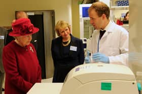 The Queen visits SITraN for its official opening 10 years ago