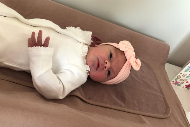 Little Emily was born on 11 April. Mum Amy says she was scared when dad Connor had to leave but paid tribute to the NHS staff for being 'absolutely amazing'
