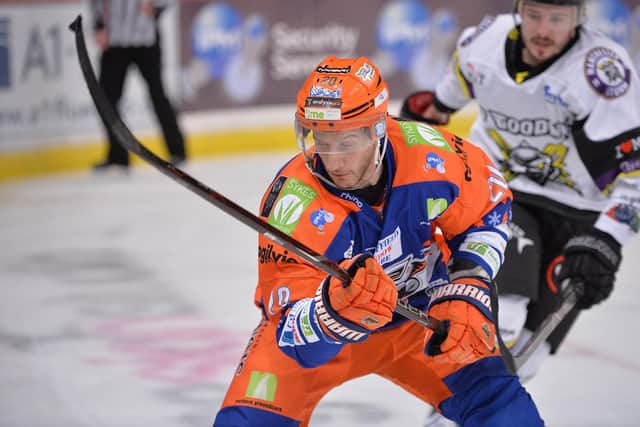 Jonathan Phillips Sheffield Steelers v Manchester Storm November 2018  Picture: Dean Woolley