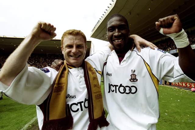 Darren Moore and Wayne Jacobs have been close friends since their time together at Bradford City.