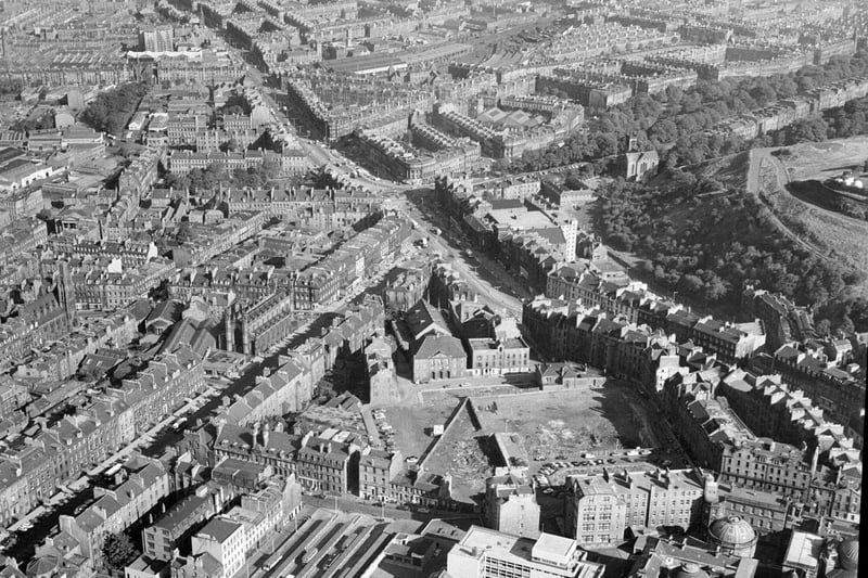 The St James district covered a vast wedge of Edinburgh's city centre.