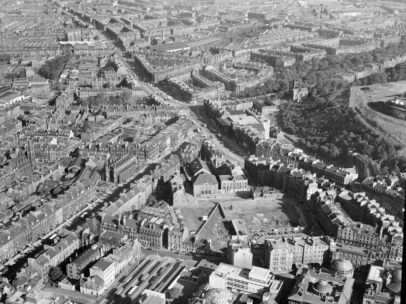 The St James district covered a vast wedge of Edinburgh's city centre.