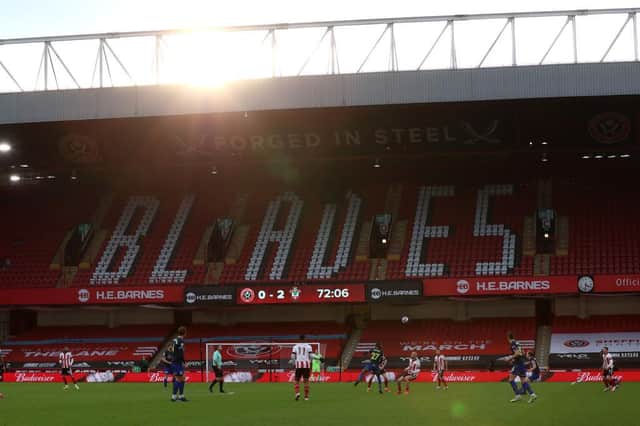 Bramall Lane. (Photo by Lee Smith- Pool/Getty Images)