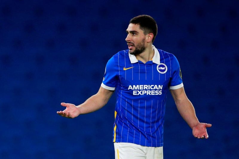 Brighton's top scorer this term, although he hasn't hit the back of the net since he bagged the winner against Leeds United last month. Albion could really do with Maupay firing on Saturday. (Photo by IAN WALTON/POOL/AFP via Getty Images)