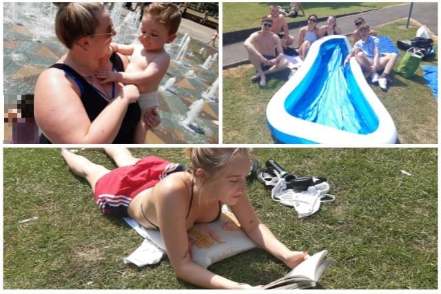 Our gallery of 15 pictures shows the many ways people in Sheffield found to enjoy the heatwave