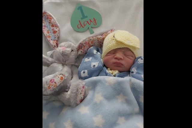 Codie-Jax Bucklar was born on April 10.
