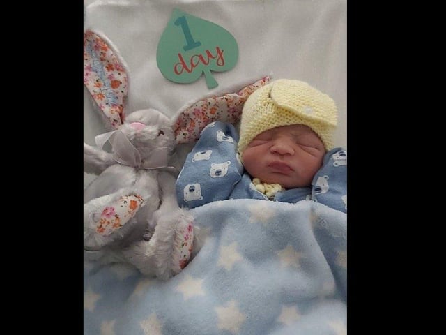 Codie-Jax Bucklar was born on April 10.