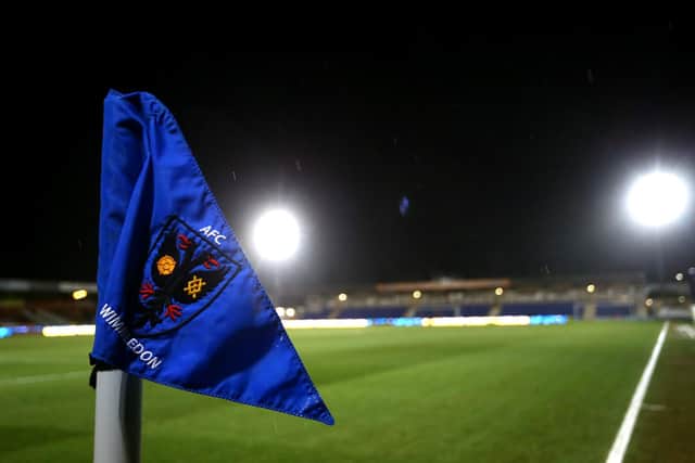 AFC Wimbledon have seen games called off during the Covid-19 pandemic. (Photo by Chloe Knott - Danehouse/Getty Images)