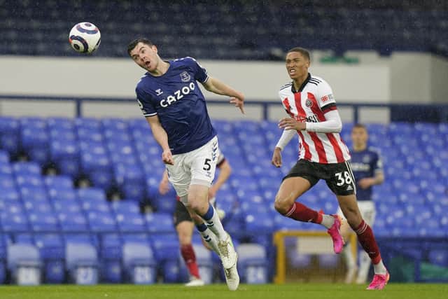 Daniel Jebbison scored on his full Premier League debut: Andrew Yates / Sportimage