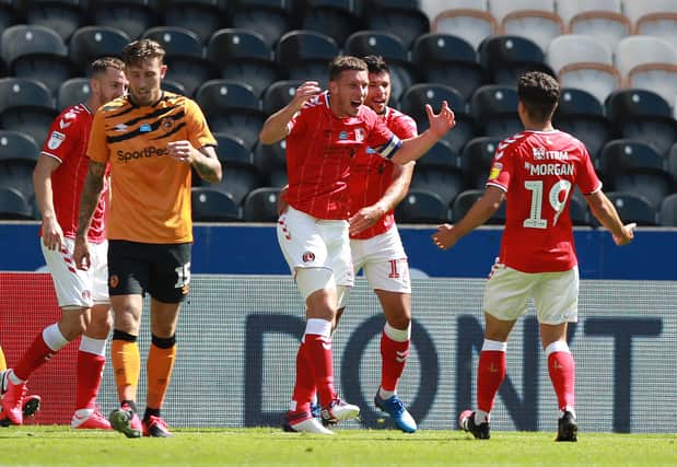 Jason Pearce was Charlton's hero at Hull. Picture: David Rogers/Getty Images