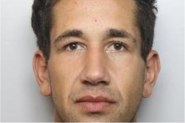 Erik Kareaka, 25, is wanted in connection with a series of burglaries and an assault.
The burglaries were reported to have taken place in Sheffield last August and September and the assault took place in September.
He has playing card tattoos on his hand and arms and a tattoo on the right side of his neck.