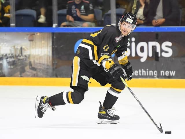 Nottingham Panthers player Adam Johnson. Picture courtesy of Panthers' Images/EIHL Media.