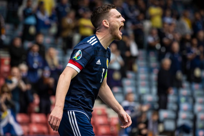 The Scotland skipper was a driving force down the left against the Czechs and is now starting to answer the critics who say he doesn't bring his Liverpool form to the international stage. Will be key to the nation's hopes of causing an upset at Wembley.