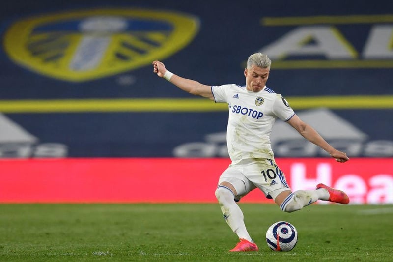 Leeds United defender Ezgjan Alioski has a deal in place to join Galatasaray in the summer when his contract at Elland Road expires. (FotoMac)

(Photo by PAUL ELLIS/POOL/AFP via Getty Images)