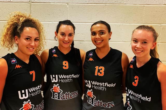 Hatters veterans Georgia Gayle, Helen Naylor, Naomi Campbell and promising 17-year-old Abbey Whitehouse.