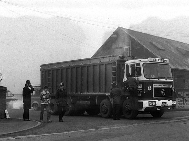 The miners strike, picture taken April 24 1984