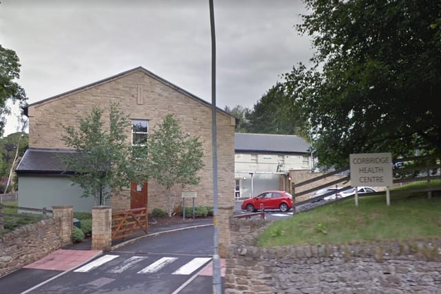 At Corbridge Health Centre, 93 per cent of patients said their overall experience was good.