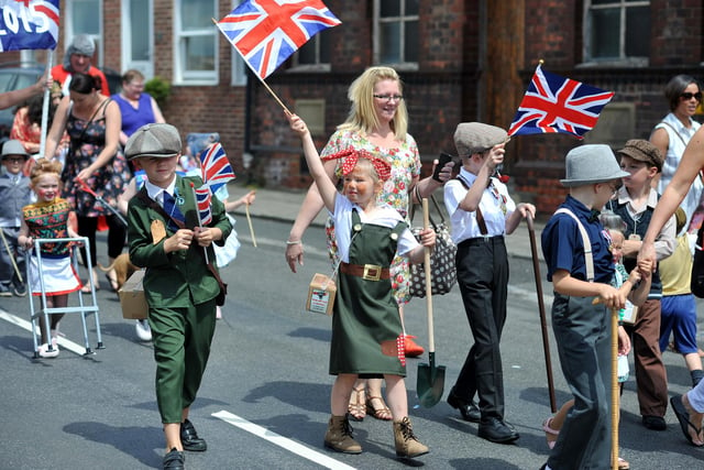 The Greatham Feast fancy dress parade under way six years ago. Were you pictured on the march?