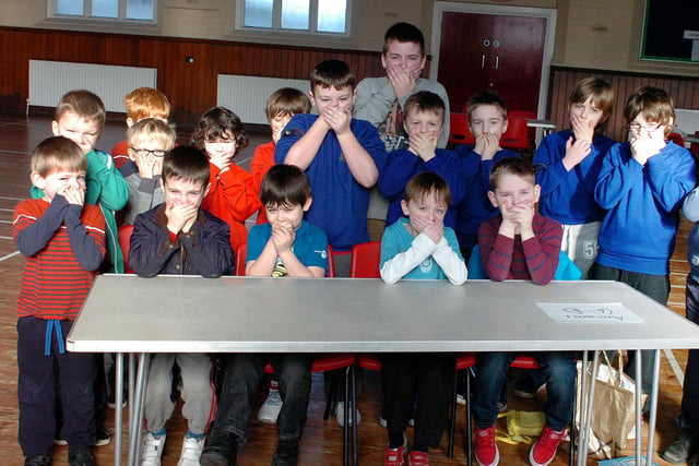 Members of the Boys Brigade held a one-hour sponsored silence at St Matthew's Church Hall in Hartlepool. Remember this from seven years ago?